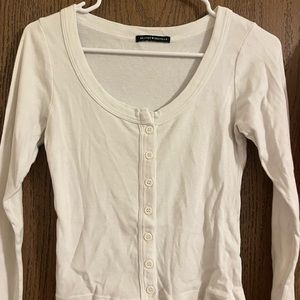 Brandy Melville White long sleeve